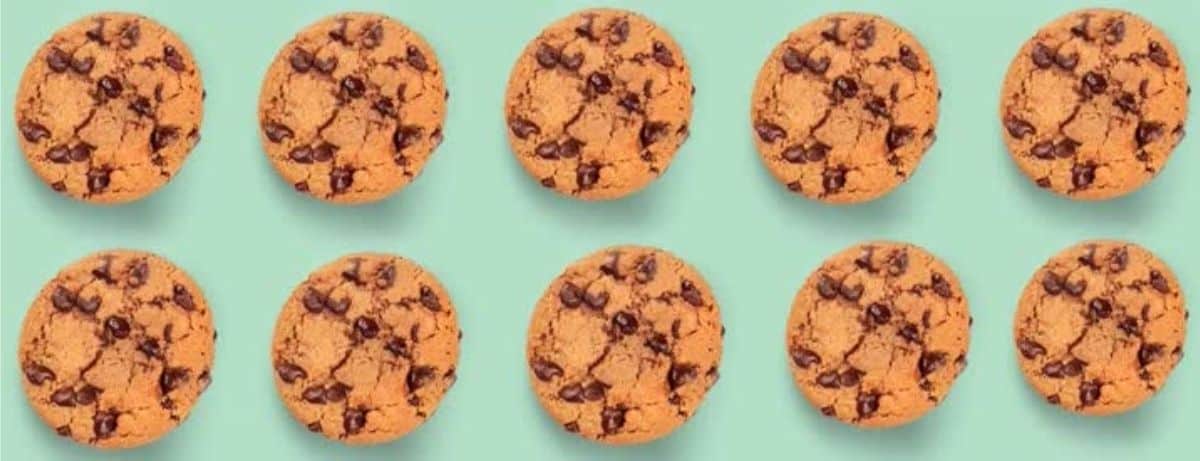 grid of cookies