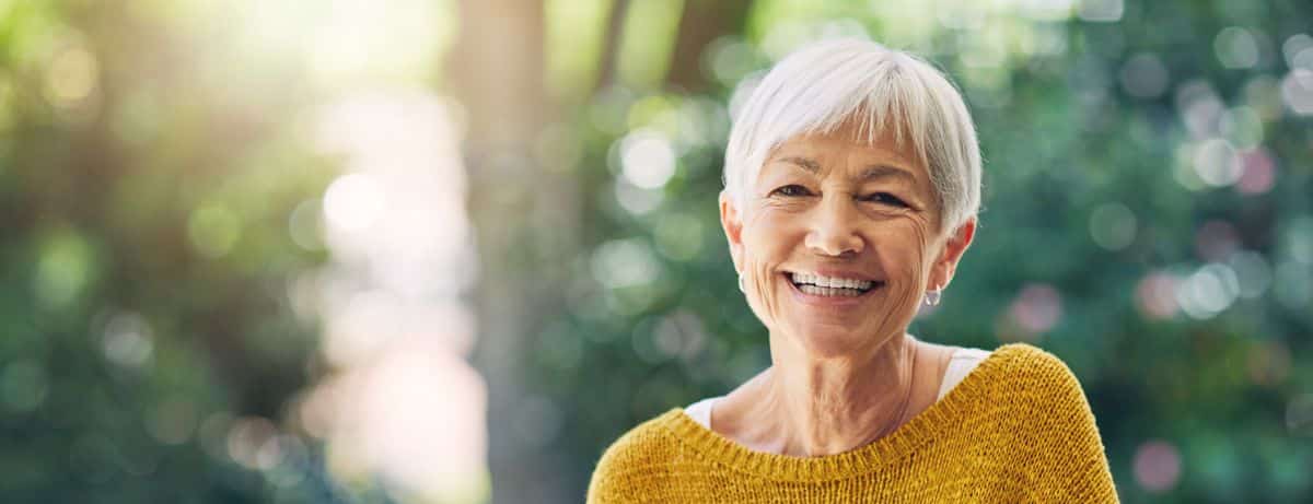 Altais Care Alliance happy woman looking in the distance